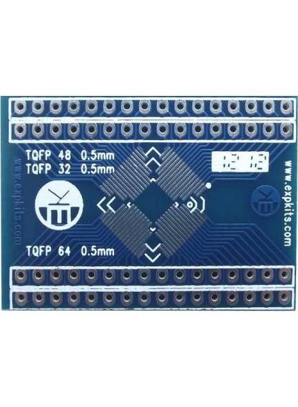 0.5 mm TQFP32-48-64 SMD-Dip Dönüştürücü Kartı (Kısa)