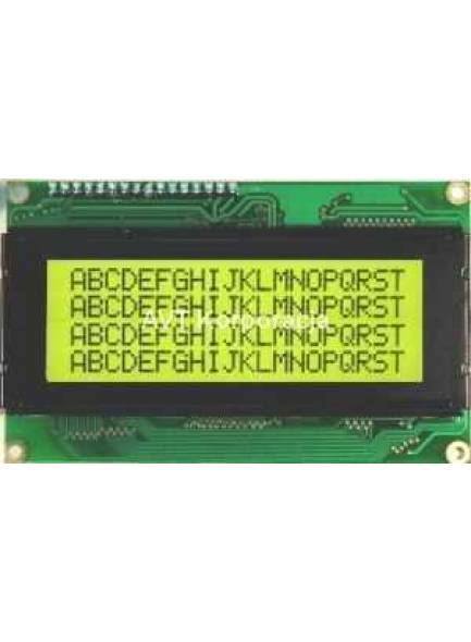 4x20 LCD Ekran, Yeşil Üzerine Siyah - TC2004A-02WA0