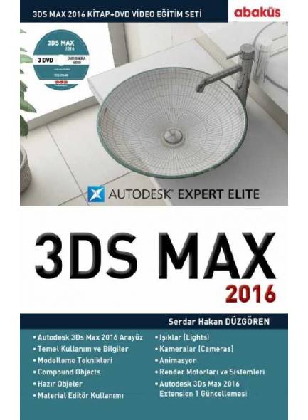 3DS Max 2016 Eğitim Seti(192 Sayfa Kitap 3 DVD) - Serdar Hakan Düzgören