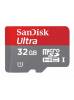 SanDisk 32 GB microSDHC Hafıza Kartı Class10 - 98 MB/sn Okuma Hızı - Kart Adaptörlü