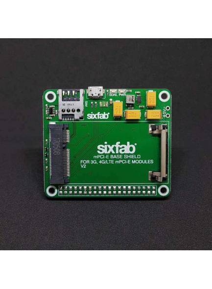 Sixfab 3G, 4G/LTE için mPCI-E Base Shield - Headersız