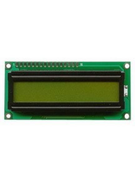 1x16 LCD Ekran, Yeşil Üzerine Siyah - TC1601A-01XB0